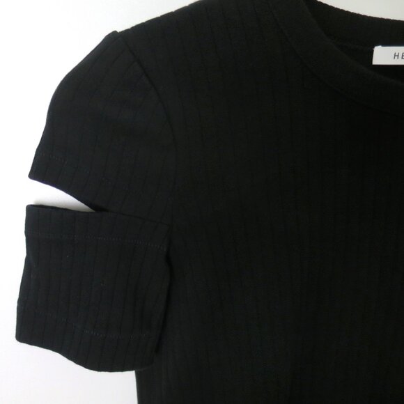 Helmut Lang Ribbed Cutout Mini Dress S - Picture 3 of 6